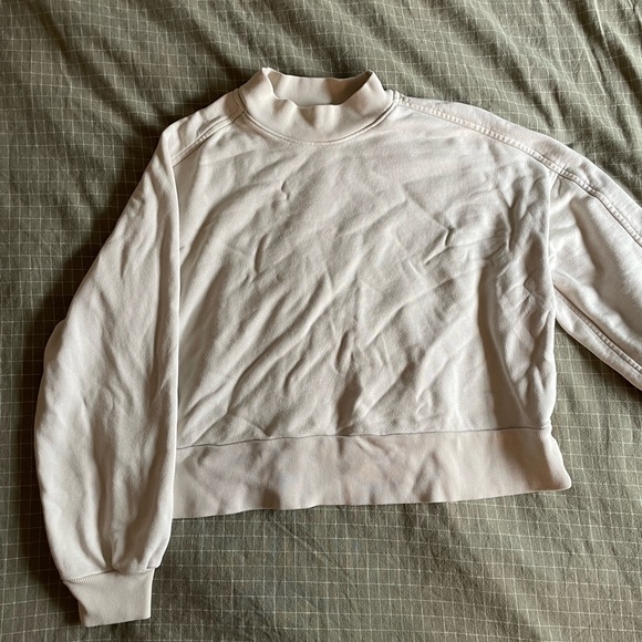 Everlane Track Cropped Sweatshirt - Picture 2 of 2